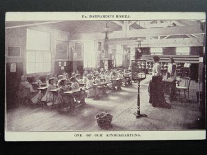 Dr Barnardo's Homes & Classroom ONE OF OUR KINDERGARTENS - Old Postcard