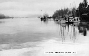 RPPC Ucluelet, Vancouver Island, B.C., Canada c1940s Vintage Photo Postcard