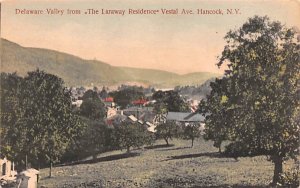 Delaware Valley Hancock, New York Postcard