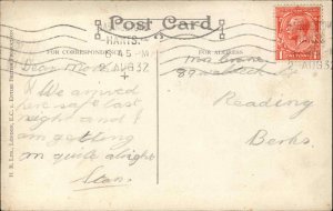 Basingstoke Hampshire Paradise Walk Hackwood Vintage RPPC Postcard