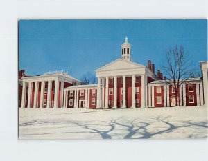 Postcard Winter time, Washington & Lee University, Lexington, Virginia