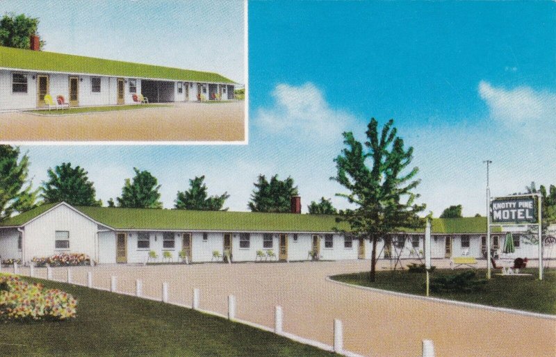 Iowa Keokuk Knotty Pine Motel sk6384