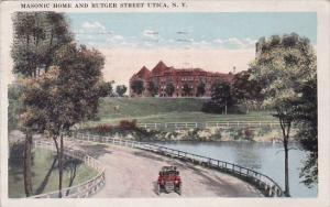 New York Utica Masonic Home And Butger Street Utica 1921