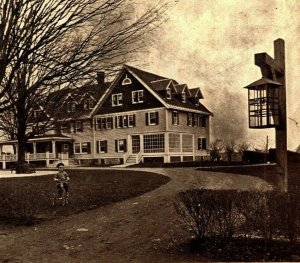 New Canaan Connecticut CT Hampton Inn 1914 Vtg Postcard Ess and Ess Photo