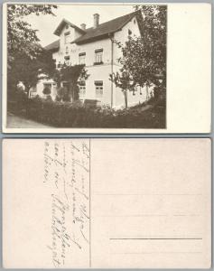 VILLA AUSTRIA ANTIQUE REAL PHOTO POSTCARD RPPC