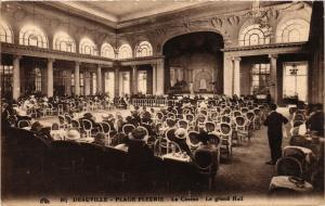 CPA DEAUVILLE - Plage Fleurie Le Casino. Le grand Hall (422536)