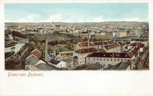 Greetings from Budweis, South Bohemia, 1906 Postcard, Unused