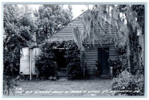 St. Martinville LA RPPC Photo Postcard Old Acadian House of Andrea Oliver c1950s