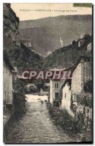 Old Postcard Dauphine Sassenage Throat Furon