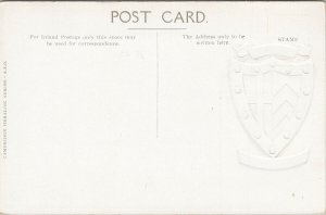 Clare Cambridge University Heraldic Shield UK Water Scene Embossed Postcard G23