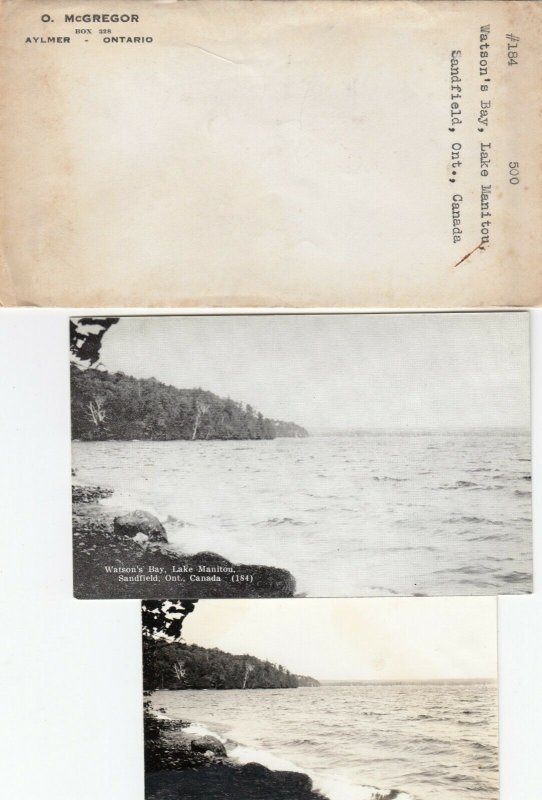 RP: Watson's Bay, Lake Manitou, SANDFIELD , Ontario 1930-40s