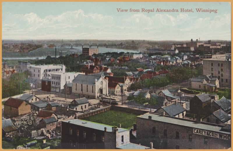 Winnipeg, Manitoba - View from the Royal Alexandra Hotel - 