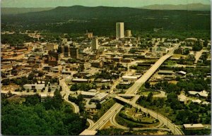 South Carolina Greenville Business Section Aerial View