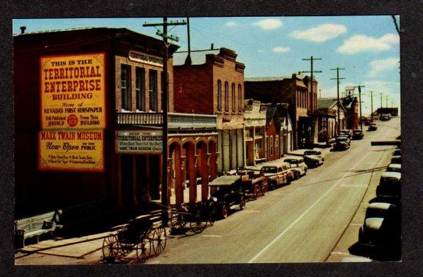 NV Territorial Enterprise VIRGINIA CITY NEVADA Postcard