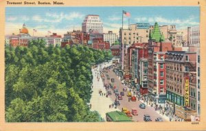 USA Tremont Street Boston Massachusetts Linen 08.29