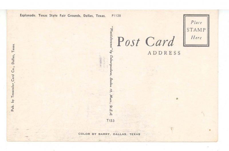 TX - Dallas. Texas State Fair, Esplanade