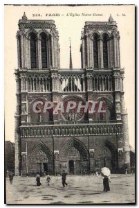 Postcard Old Paris The Notre Dame