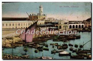 Postcard Old ALGIERS admiralty