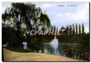 Old Postcard Landau Der Ostpark