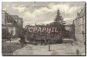 Old Postcard Montauban Place De La Prefecture