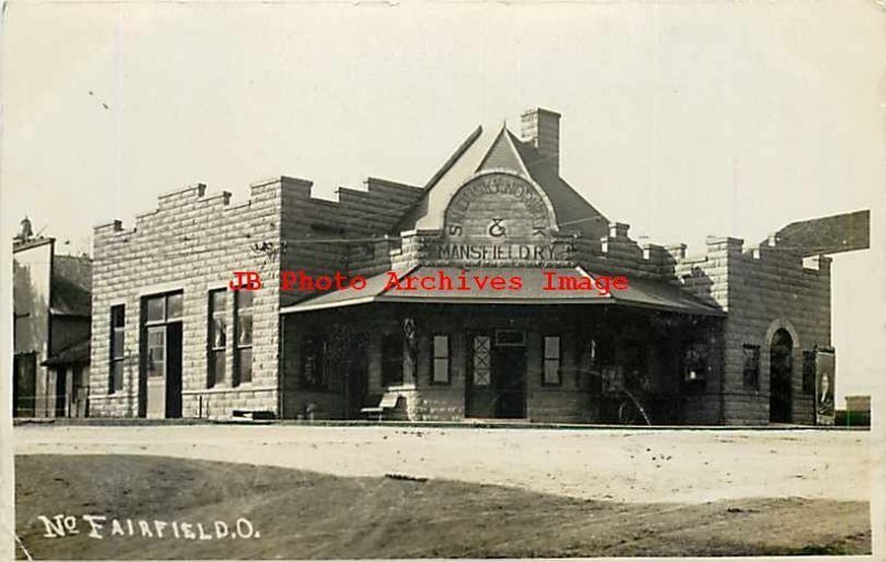 Depot, Ohio, Fairfield, RPPC, Sandusky Norwalk & Mansfield Railway, Interurban