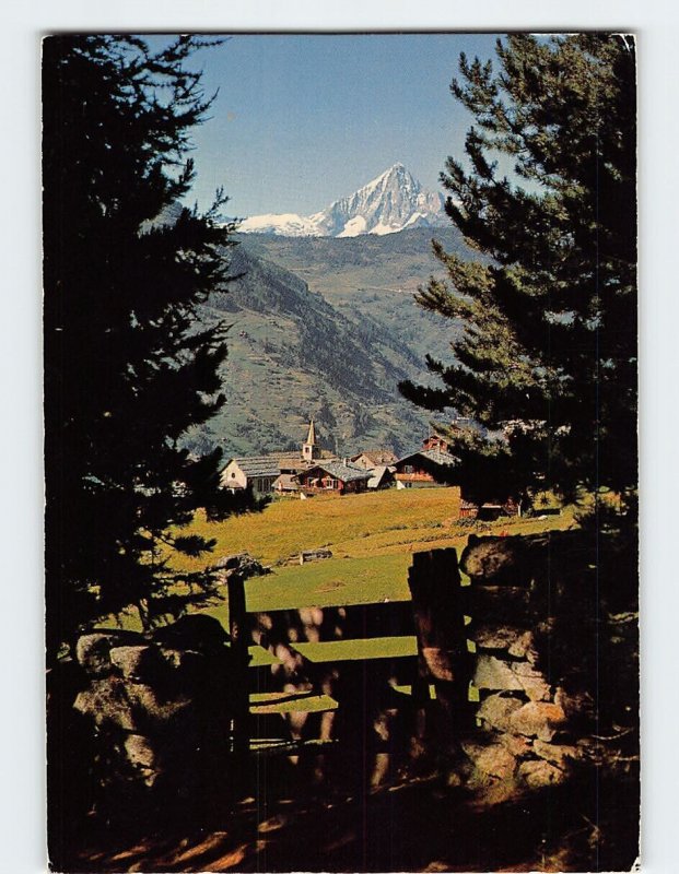 Postcard Grächen Wallis Schweiz Switzerland