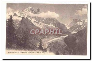 Chamonix Postcard Old Sea ice for the Flegese