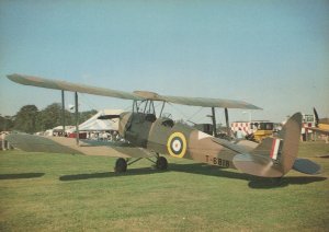 Military Aviation Postcard - De Havilland Tiger Moth Aeroplane RR9774