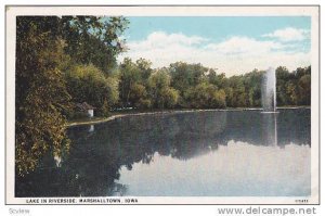 Scenic view, Lake in Riverside, Marshalltown, Iowa,  00-10s