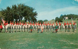 Postcard White Horse Patrol Sioux City IA Abu Bekr Shrine Masonic Shriners