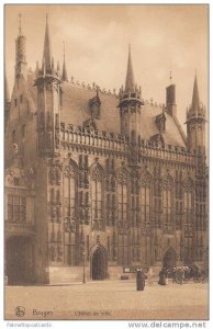 Street View, L'Hotel de Ville, Bruges, West Flanders, Belgium 1900-10s