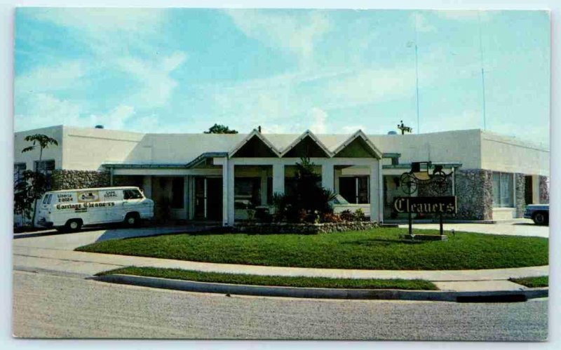 CAPE CORAL, FL Florida ~ CARRIAGE CLEANERS ~ c1970s  Roadside Postcard
