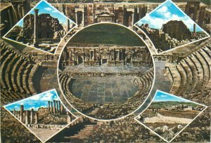 Souvenir Postcard Jordan Jerash different aspects
