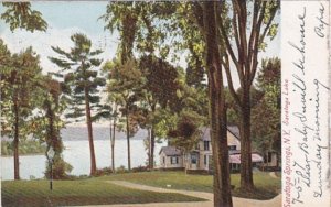 New York Saratoga Springs Saratoga Lake 1907
