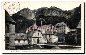 Old Postcard Chartreuse Convent of the Great Inner view of the Court
