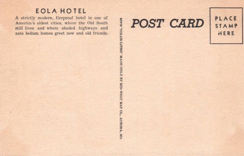 Eola Hotel,Natchez,MS