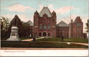 Toronto House of Parliament Toronto Ontario ON c1910 Antique Postcard D40 *As Is