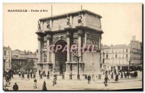 Old Postcard Marseille Porte d & # 39Aix