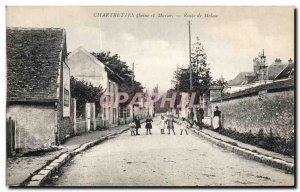 Old Postcard Route Chartrettes Melun