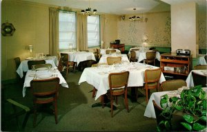 Vtg Norwalk Connecticut CT Treadway Inn Dining Room 1940s Postcard