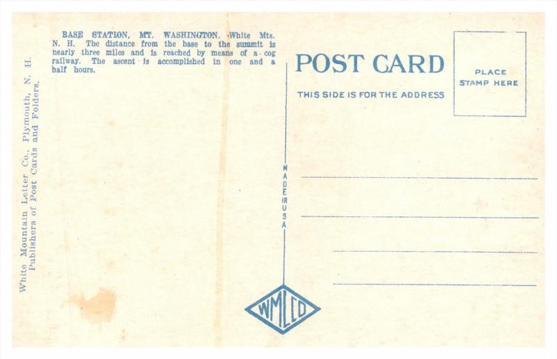 10646  NH Mt. Washington  Base Station with Train