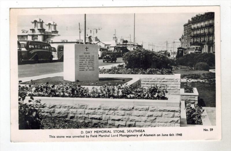 England  Southsea D Day Memorial Stone