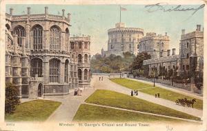 BR65481 windsor st george s chapel and round tower uk