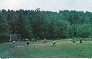 Camp Notre Dame, Spofford, New Hampshire, 40-60s ; Softball Game