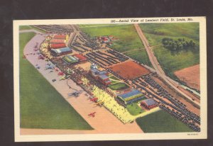 ST. LOUIS MISSOURI MO. LAMBERT FIELD AIRPORT BIRDSEYE VIEW VINTAGE POSTCARD