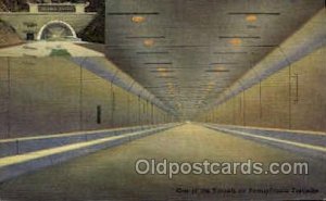 Tunnels, Pennsylvania Turnpike, PA, Pennsylvania, USA Turnpike 1941 postal us...