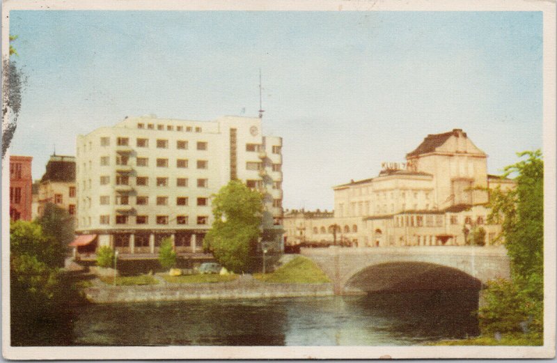 Finland Tavastbron Hame-Bridge c1952 Postcard E90