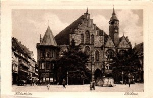 1920s City Hall Rathaus Hildesheim Germany Postcard