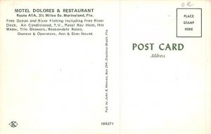 Motel Dolores and Restaurant  Marineland FL