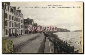 Old Postcard Saint Malo Sillon High Sea Hotel Jacques Cartier L Train